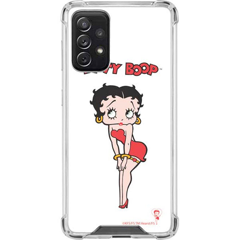 Betty Boop Pose Galaxy A72 5G Clear Case