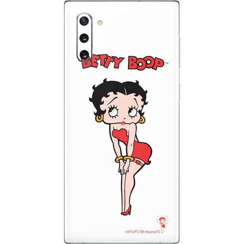 Betty Boop Pose Galaxy Note 10 Skin
