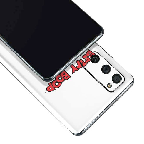Betty Boop Pose Galaxy S20 Fan Edition Skin