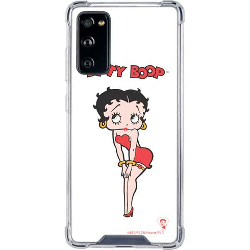 Betty Boop Pose Galaxy S20 FE Clear Case