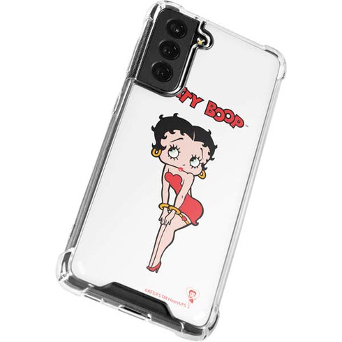 Betty Boop Pose Galaxy S22 Plus Clear Case