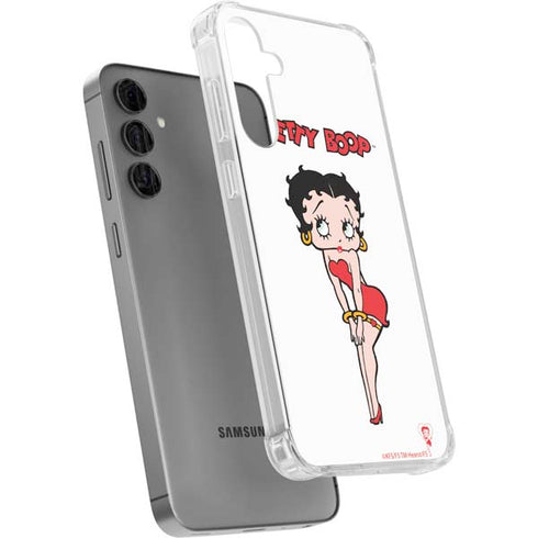 Betty Boop Pose Galaxy S24 Plus Clear Case