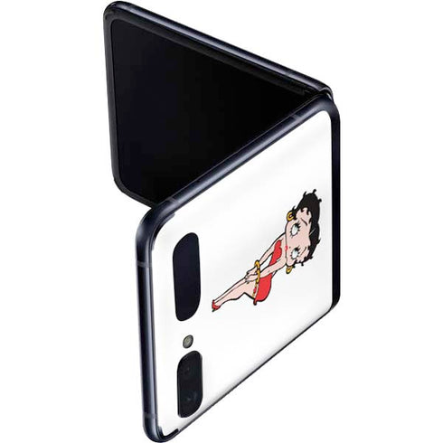 Betty Boop Pose Galaxy Z Flip Skin