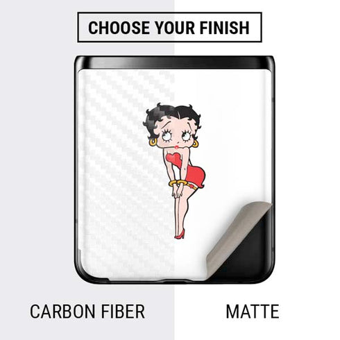 Betty Boop Pose Galaxy Z Flip Skin