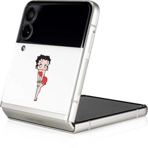 Betty Boop Pose Galaxy Z Flip3 5G Skin