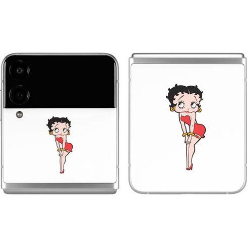 Betty Boop Pose Galaxy Z Flip4 5G Skin