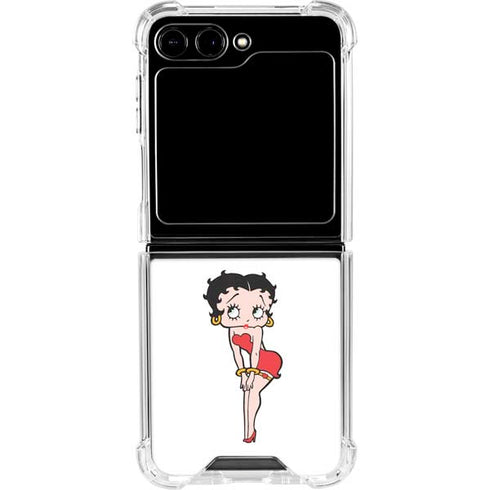 Betty Boop Pose Galaxy Z Flip5 5G Clear Case