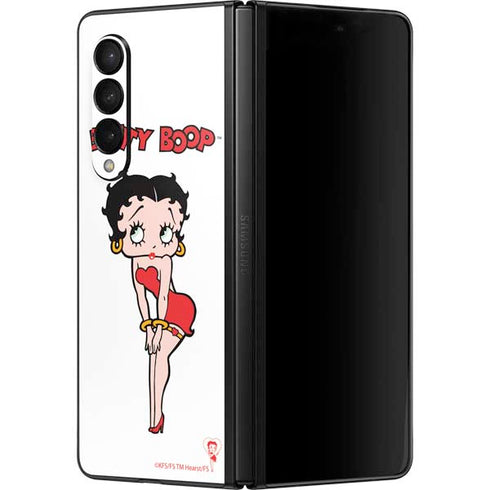 Betty Boop Pose Galaxy Z Fold3 5G Skin
