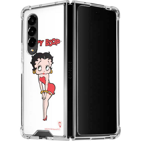 Betty Boop Pose Galaxy Z Fold4 5G Clear Case