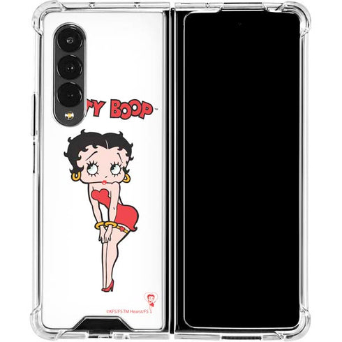 Betty Boop Pose Galaxy Z Fold4 5G Clear Case