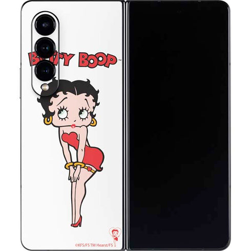 Betty Boop Pose Galaxy Z Fold4 5G Skin