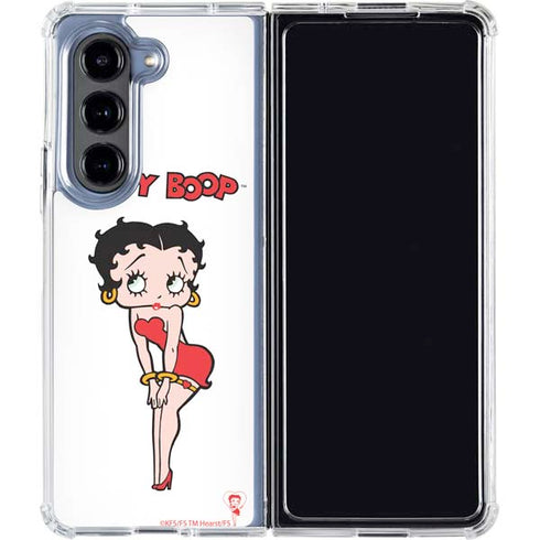 Betty Boop Pose Galaxy Z Fold5 5G Clear Case