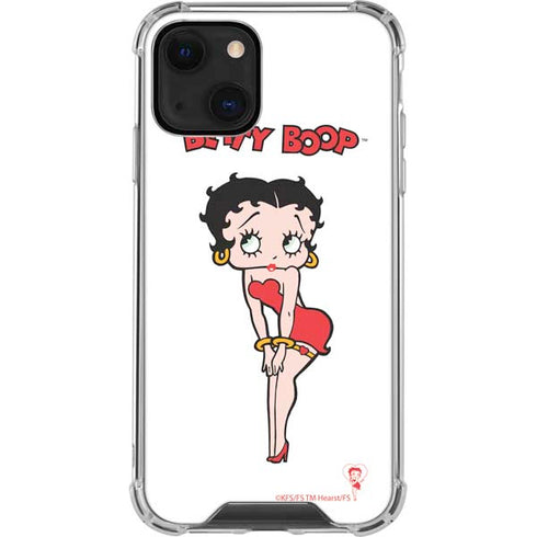 Betty Boop Pose iPhone 14 Plus Clear Case