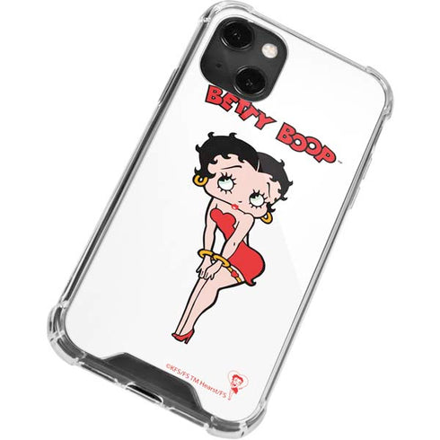 Betty Boop Pose iPhone 14 Plus Clear Case