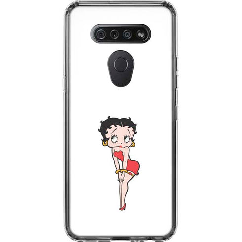 Betty Boop Pose LG K51/Q51 Clear Case
