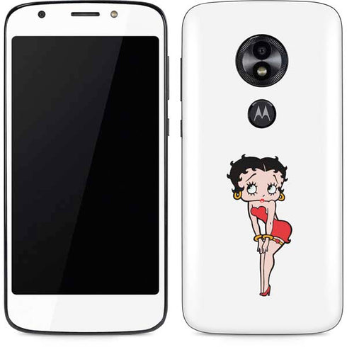 Betty Boop Pose Moto E5 Play Skin