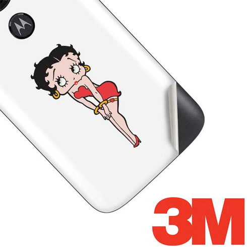 Betty Boop Pose Moto E5 Play Skin