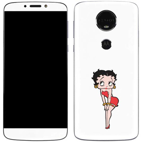 Betty Boop Pose Moto E5 Plus Skin