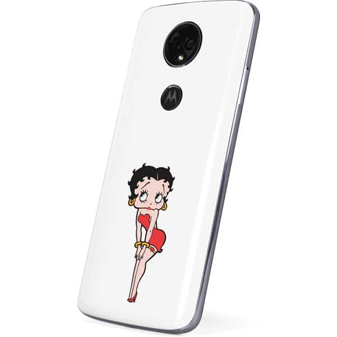 Betty Boop Pose Moto E5 Plus Skin