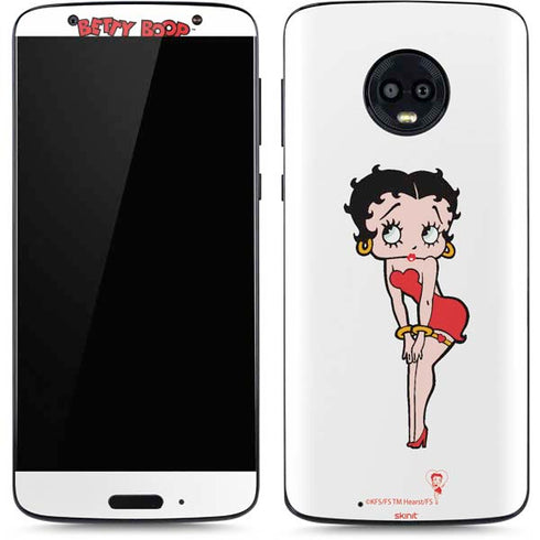 Betty Boop Pose Moto G6 Skin