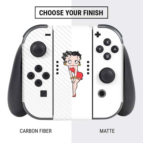 Betty Boop Pose Nintendo Switch Bundle Skin