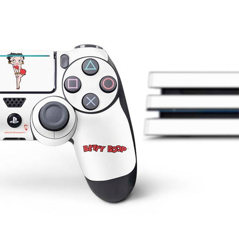 Betty Boop Pose PS4 Pro Bundle Skin