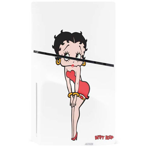 Betty Boop Pose PS5 Slim Disk Console Skin