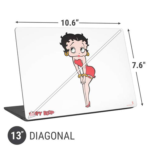 Betty Boop Pose Universal Laptop 13in (10.6 x 7.6in) Skin