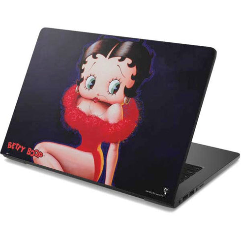 Betty Boop Red Dress Dell Chromebook Skin