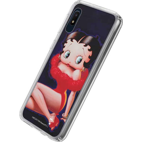Betty Boop Red Dress Galaxy A10e Clear Case