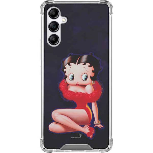 Betty Boop Red Dress Galaxy A15 5G Clear Case