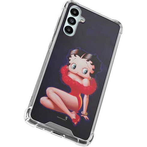 Betty Boop Red Dress Galaxy A15 5G Clear Case