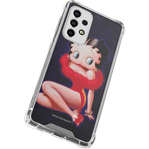 Betty Boop Red Dress Galaxy A53 5G Clear Case