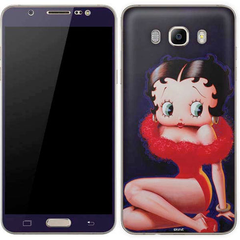Betty Boop Red Dress Galaxy J7 Skin