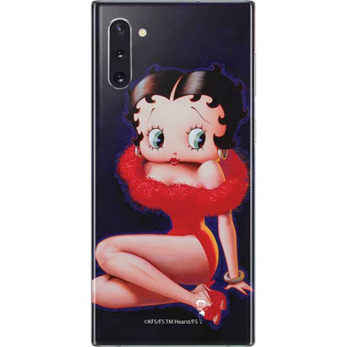 Betty Boop Red Dress Galaxy Note 10 Skin