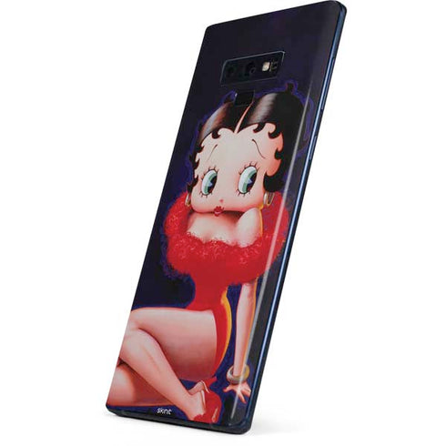 Betty Boop Red Dress Galaxy Note 9 Skin