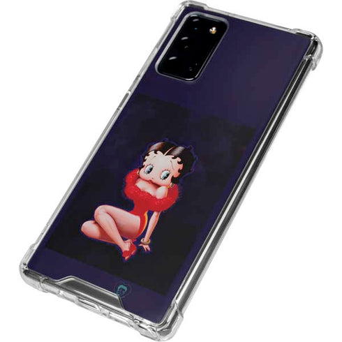 Betty Boop Red Dress Galaxy Note20 5G Clear Case
