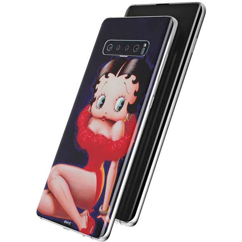 Betty Boop Red Dress Galaxy S10 Skin