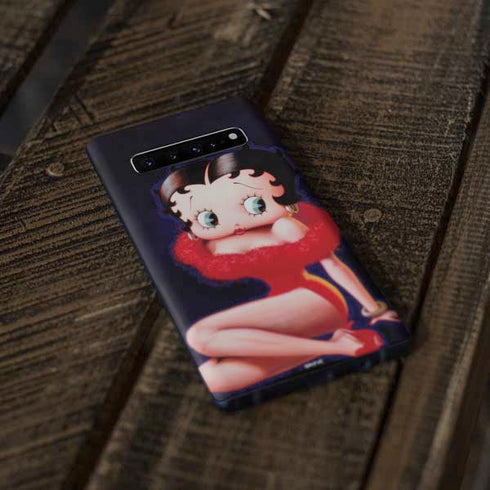 Betty Boop Red Dress Galaxy S10 Skin
