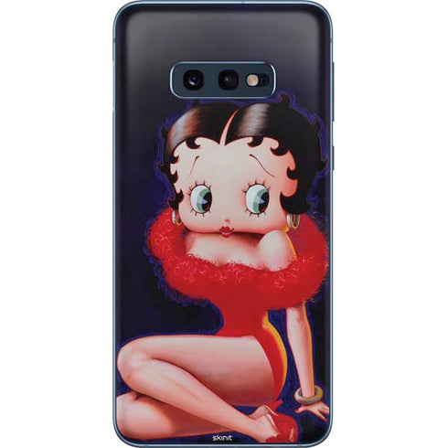 Betty Boop Red Dress Galaxy S10e Skin