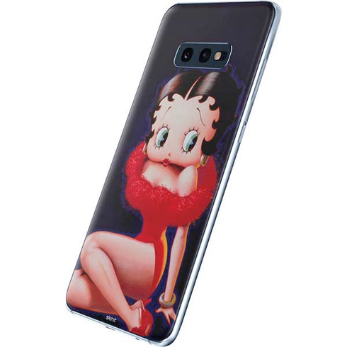 Betty Boop Red Dress Galaxy S10e Skin