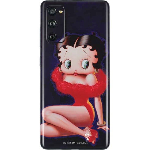 Betty Boop Red Dress Galaxy S20 Fan Edition Skin