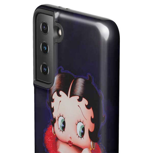 Betty Boop Red Dress Galaxy S21 FE Pro Case
