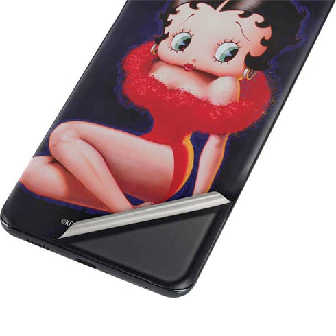 Betty Boop Red Dress Galaxy S21 Ultra 5G Skin