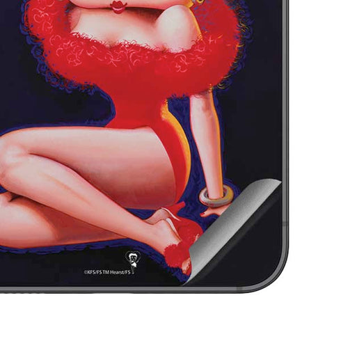 Betty Boop Red Dress Galaxy S23 FE Skin