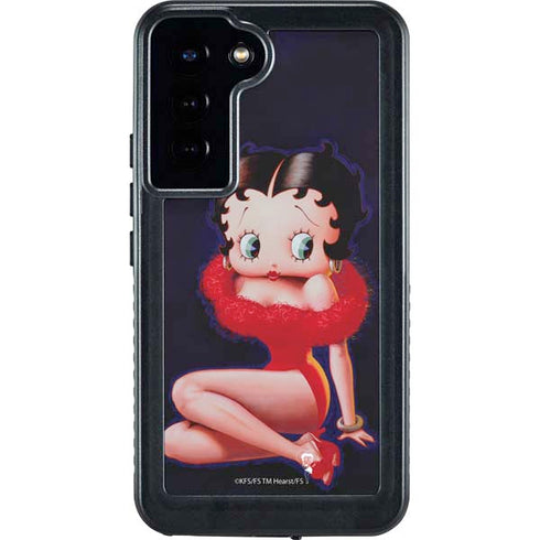 Betty Boop Red Dress Galaxy S23 Plus Waterproof Case