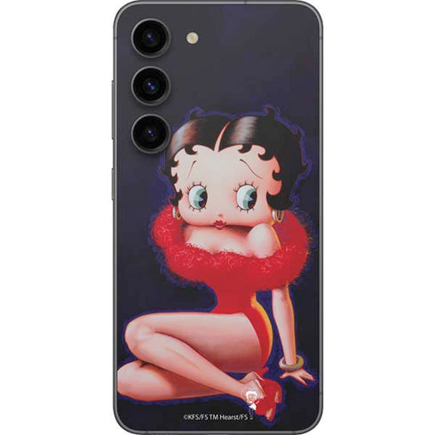 Betty Boop Red Dress Galaxy S23 Skin