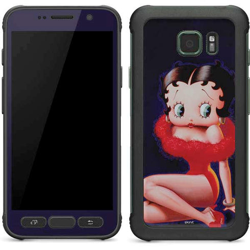 Betty Boop Red Dress Galaxy S7 Active Skin