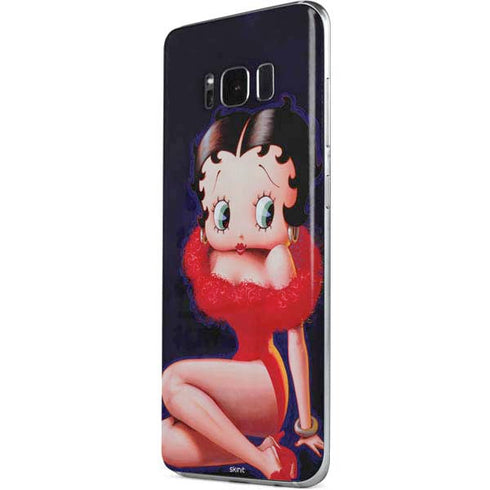 Betty Boop Red Dress Galaxy S8 Skin