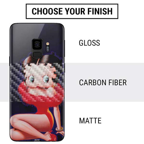 Betty Boop Red Dress Galaxy S9 Skin